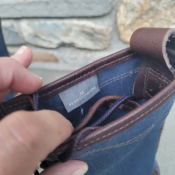 L.L.Bean Waxed Canvas L.L.Bean Signature Duck Boots Hunting Biits - Picture 3 of 16